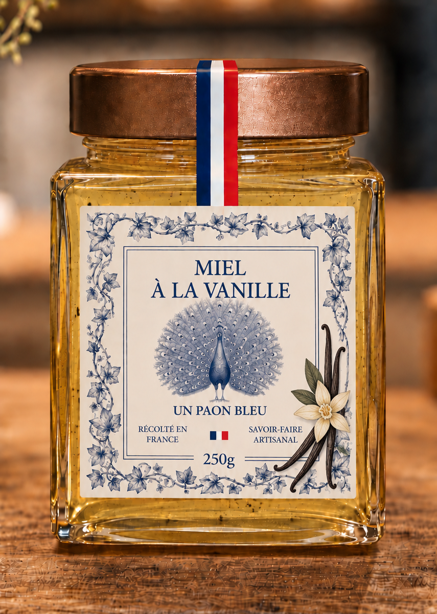 Préparation au miel et à la vanille